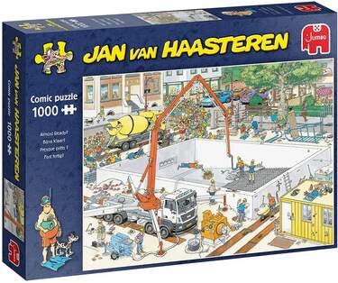 Jumbo Spiele Puzzle - Jan van Haasteren: Fast Fertig, 1000 Teile - 0