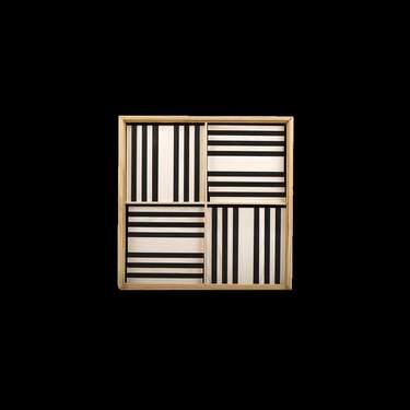 Kapla Baukasten 100 Teile - 50 Schwarze & 50 Weiße Holzplättchen Im Holzkasten