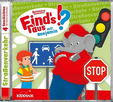 Kiddinx CD Benjamin Blümchen - Finds raus mit Benjamin: Straßenverkehr - 0
