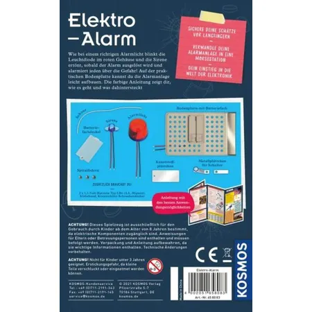 KOSMOS 65808 Elektro-Alarm Sichere deine Geheimverstecke - 1