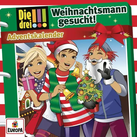 KOSMOS Hörspiel-CD Die Drei !!! Adventskalender Weihnachtsmann gesucht - 0