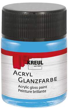 KREUL Acryl Glanzfarbe Himmelblau 50 ml - 0