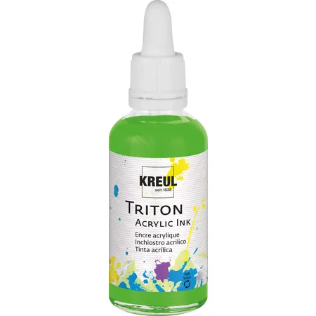 KREUL Triton Acrylic Ink Gelbgrün 50 ml - 0