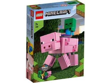 LEGO® Minecraft™ BigFig Schwein mit Zombiebaby - 0