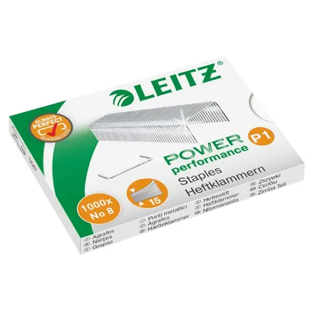 Leitz 55780000 Power Perfomance P1 Heftklammern, 1000 Stück - 0