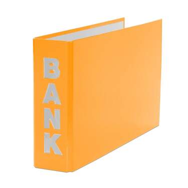 Livepac Office Bankordner für Kontoauszüge 140 x 250 mm orange 3 Stück