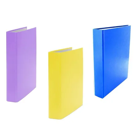Livepac Office Ringbuch DIN A5, 2-Ring, 3 Stück, je 1x in hellblau, gelb und lila - 0