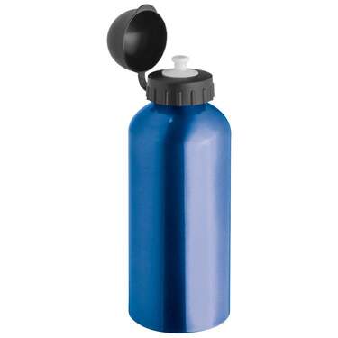 Macma Aluminium Trinkflasche mit Sportverschluss, 600 ml, blau - 0