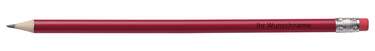 Macma Bleistifte mit Radierer, HB, lackiert rot, 25 Stück - 1