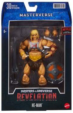 Mattel Masters of the Universe: Revelation Masterverse Actionfigur 18 cm: He-Man - 0
