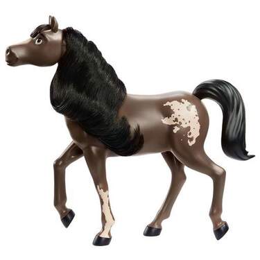 Mattel Spirit Pferd Mustang Stute (dunkelbraun, ca. 20 cm) - 1
