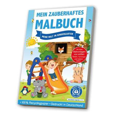 media Verlag Mein Zauberhaftes Malbuch - Meine Welt im Kindergarten - 0