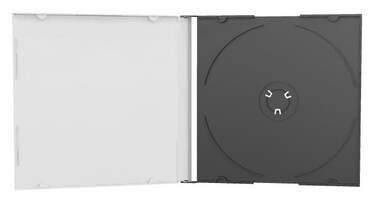 MediaRange DVD/CD Hüllen, schwarz, 8 Stück - 0