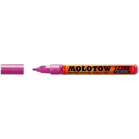 Molotow Permanentmarker ONE4ALL 127 HS, nachfüllbar, 2 mm, metallic pink - 0
