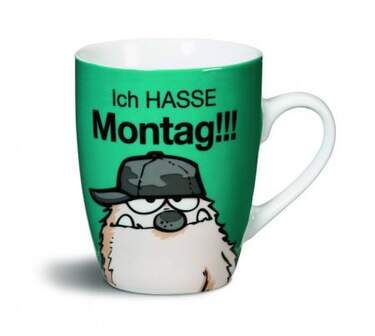 NICI Fancy Mugs Tasse "Ich hasse Montag"
