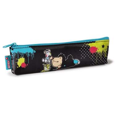 NICI Mäppchen 'Jolly Logan' – Aus Nylon/Plüsch, 21x9x6 Cm