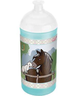 NICI Soulmates Trinkflasche mit Pferden, 19,5 cm