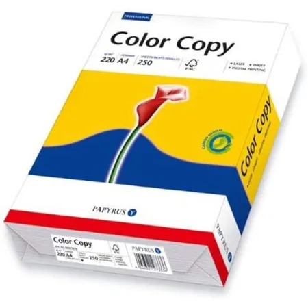 Papyrus Farblaserpapier Color Copy, satiniert, DIN A4 = 21,0 cm x 29,7, 220g, ws, 250 Blatt - 0