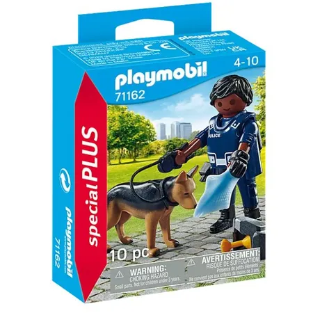 PLAYMOBIL® 71162 special PLUS - Polizist mit Spürhund - 0