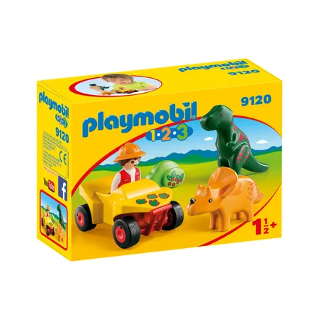 PLAYMOBIL® 9120 Dinoforscher mit Quad - 0