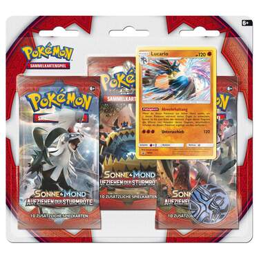 Pokémon Sonne & Mond 04 3-Pack Blister, sortiert