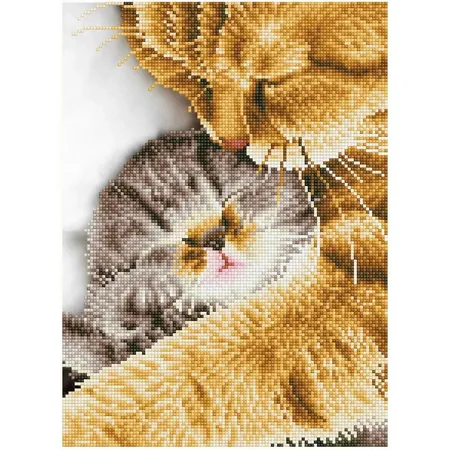 Diamond Dotz Tierliebe Set – Diamond Painting, Ca. 50x42 Cm, Komplett Mit Steinchen, Werkzeug & Anleitung