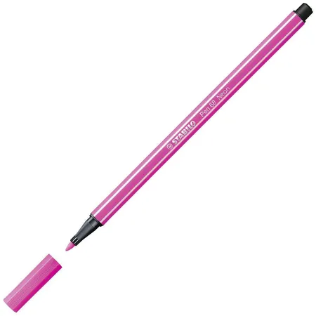 Premium-Filzstift - STABILO Pen 68 - Einzelstift - neonpink - 1