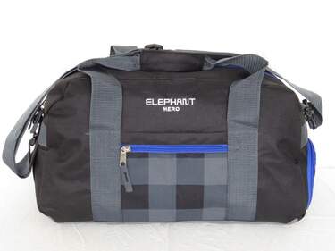 Pulma Elephant Sporttasche mit Schuhfach, schwarz - 0