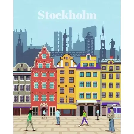 Ravensburger CreArt Colorful Stockholm - Malen nach Zahlen für Erwachsene - 1