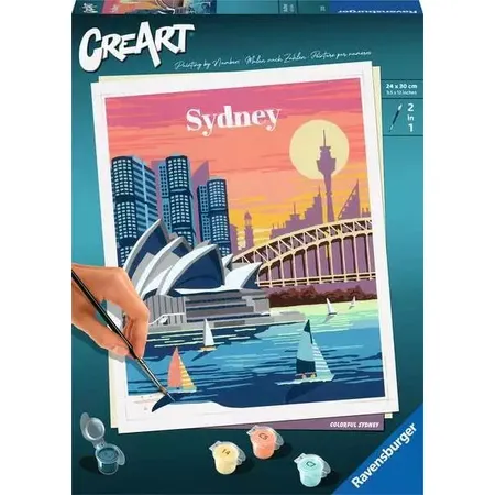 Ravensburger CreArt Colorful Sydney - Malen nach Zahlen für Erwachsene - 0