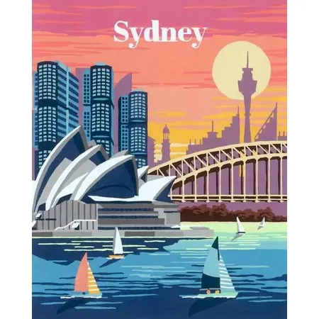 Ravensburger CreArt Colorful Sydney - Malen nach Zahlen für Erwachsene - 1