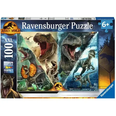 Ravensburger Kinderpuzzle Dinosaurierarten, 100 Teile - 0