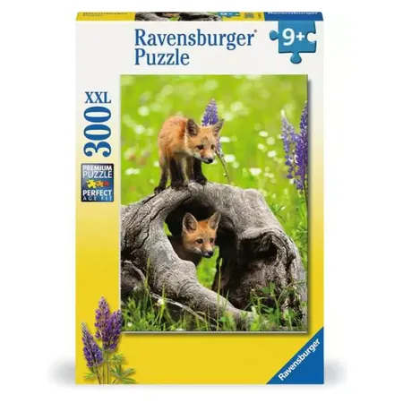 Ravensburger Kinderpuzzle-Freche Füchse, 300 Teile - 0