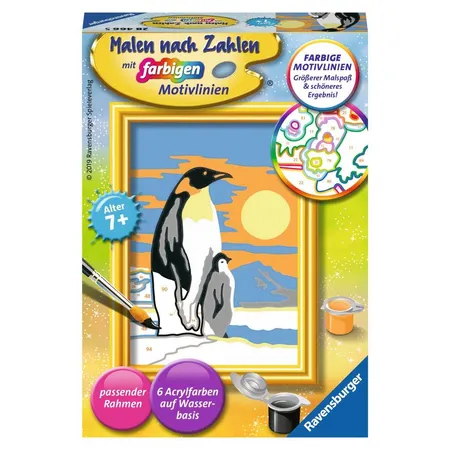 Ravensburger Malen nach Zahlen Süße Pinguine - 0