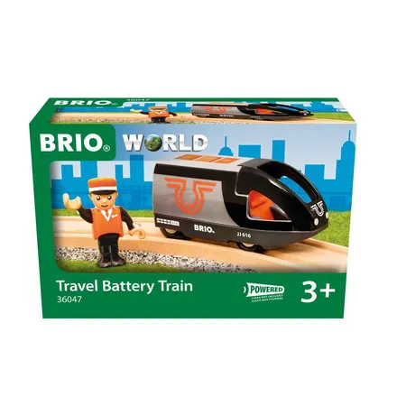 BRIO Orange-schwarzer Reisezug