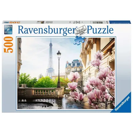 Ravensburger Puzzle - Frühling in Paris, 500 Teile - 0
