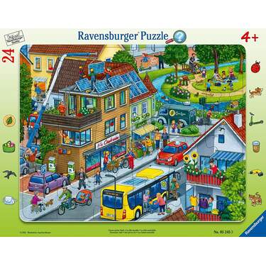 Ravensburger Puzzle - Unsere grüne Stadt 24 Teile