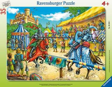 Ravensburger Rahmenpuzzle Ritterturnier, 35 Teile - 0