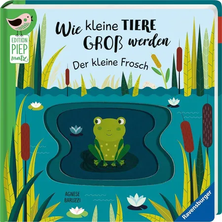 Ravensburger Wie kleine Tiere groß werden: Der kleine Frosch (Edition Piepmatz) - 0