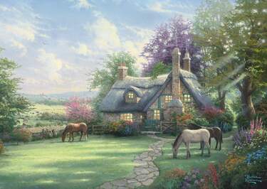Schmidt Spiele Puzzle - Thomas Kinkade: A Perfect Summer Day, 500 Teile - 1