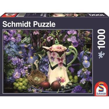 Schmidt Spiele Puzzle - Blütenpracht, 1000 Teile - 0