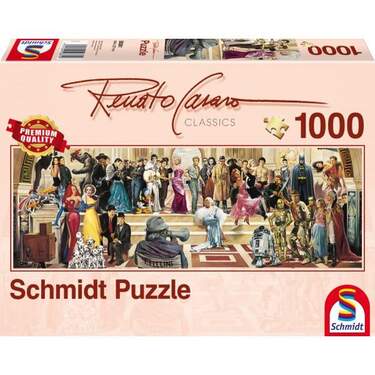 Schmidt Spiele Puzzle - Renato Casaro 100 Jahre Film, 1000 Teile - 0