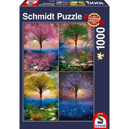 Schmidt Spiele Puzzle - Zauberbaum am See, 1000 Teile - 0