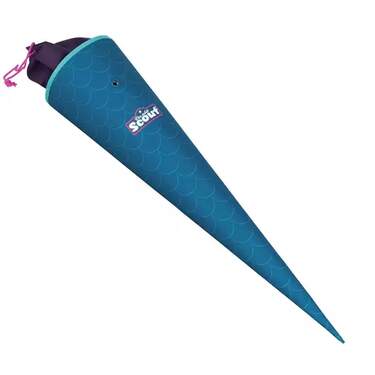 Scout Schultüte Per Primo Giorno Di Scuola - Cono Porta Regali In Tessuto Magic Sea (Blu/Rosa) 67 Cm