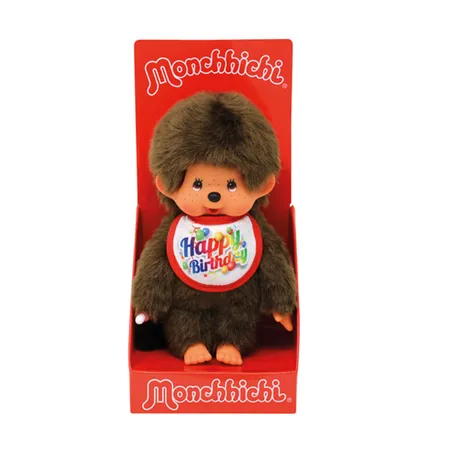 Sekiguchi Monchhichi Junge "Alles Gute Zum Geburtstag" 20 Cm | Duo-shop.de