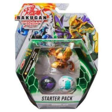 Spin Master Bakugan Starter Pack mit 3 Geogan Rising Bakugan, 1 Stück,  3-fach sortiert