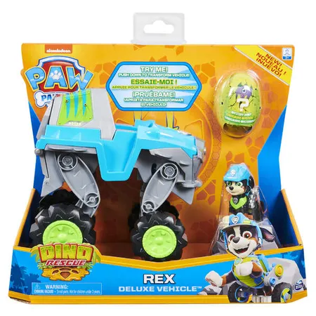 Spin Master Paw Patrol Dino Rescue Rex Deluxe Vehicle