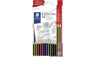 STAEDTLER® Buntstift Noris Colour WOPEX Sonderedition, 12-teilig + 2 Bleistifte gratis - 0