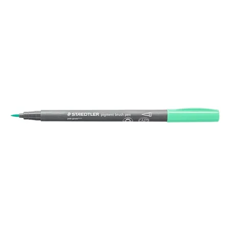 STAEDTLER® pigment brush pen 371 - jadegrün - 0
