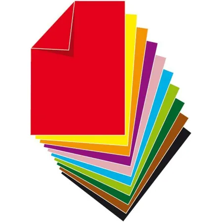 Stylex Fotokartonblock mit 10 Blatt, 300g, 22 x 33 cm, 10 Stück - 0